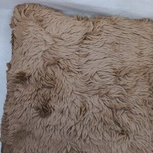Threshold throw pillow 18'' x 18'' brown square pillow, new